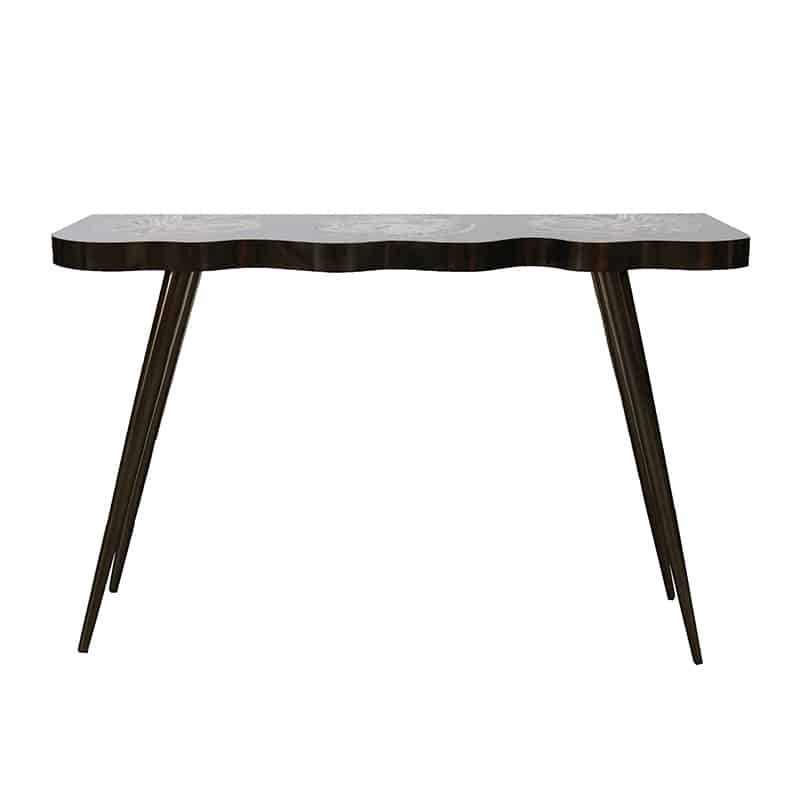 Petrified Wood Wave Console
