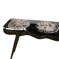 Petrified Wood Wave Console