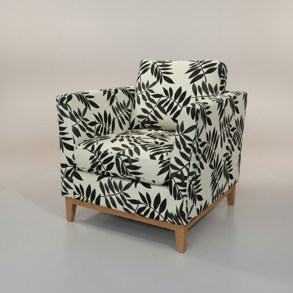 Rosa Accent Chair - Palm Cove Caviar