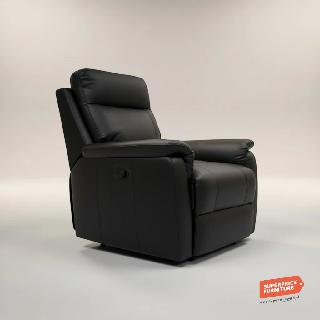Roberto Single Leather Chair by John Young