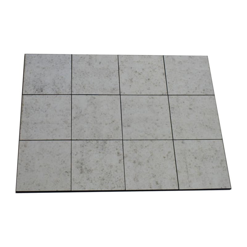 Grid Antique Frameless Mirror 90x120cm
