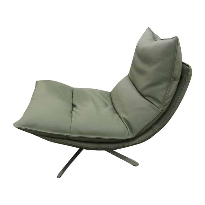 Staten Leather Swivel Chair