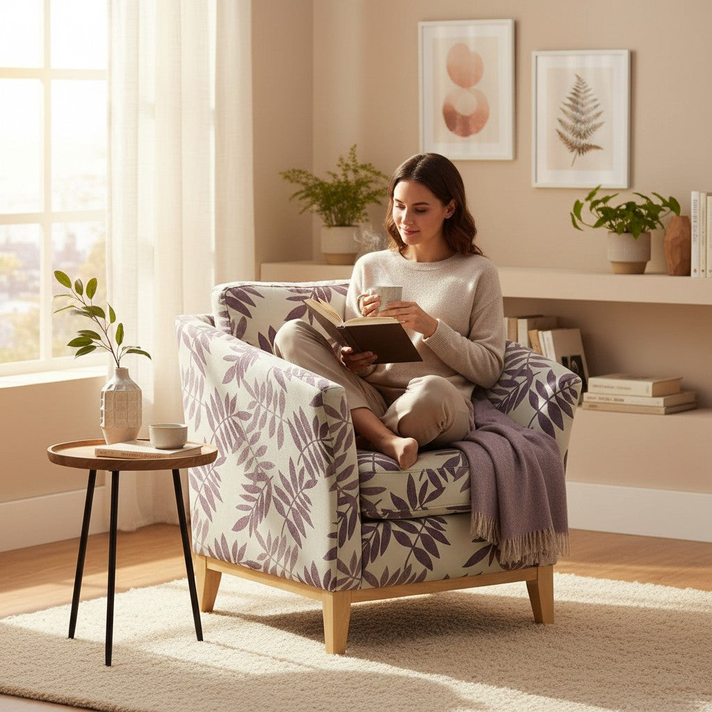 Grape Chair Rosa Accent Chair - Palm Cove Sweet Grape | SuperPrice Furniture