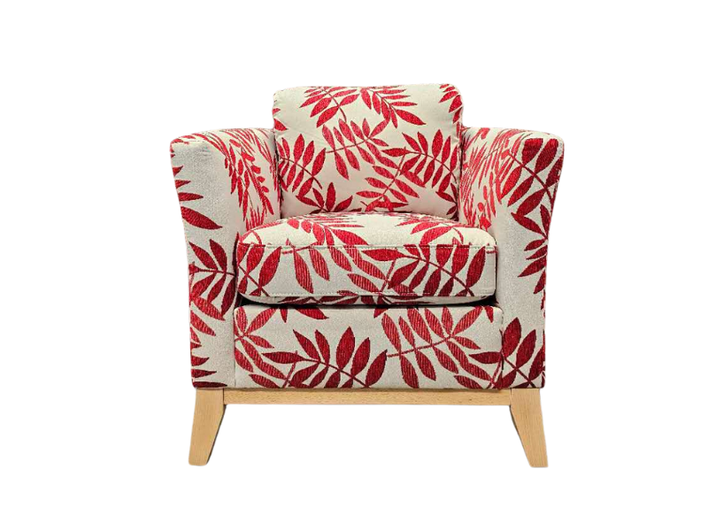 Rosa Accent Chair - Palm Cove Scarlet