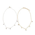 Brass & CZ Necklace