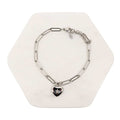 Stainless Steel Heart Bracelet