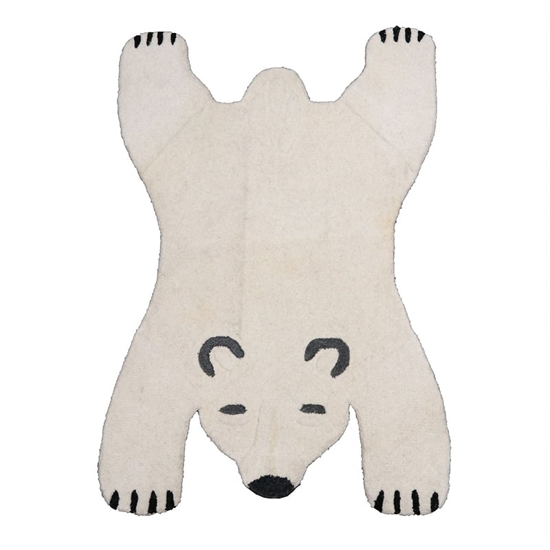 Woollen Child Rug – Polar Bear