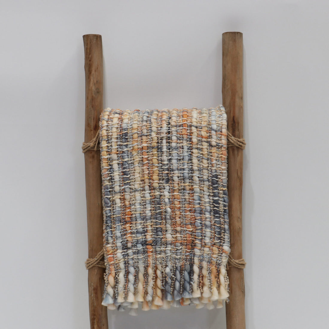 Thick/Thin Throw | Textured Acrylic Blanket 130x170cm - Sunset (LeF SI25-07)
