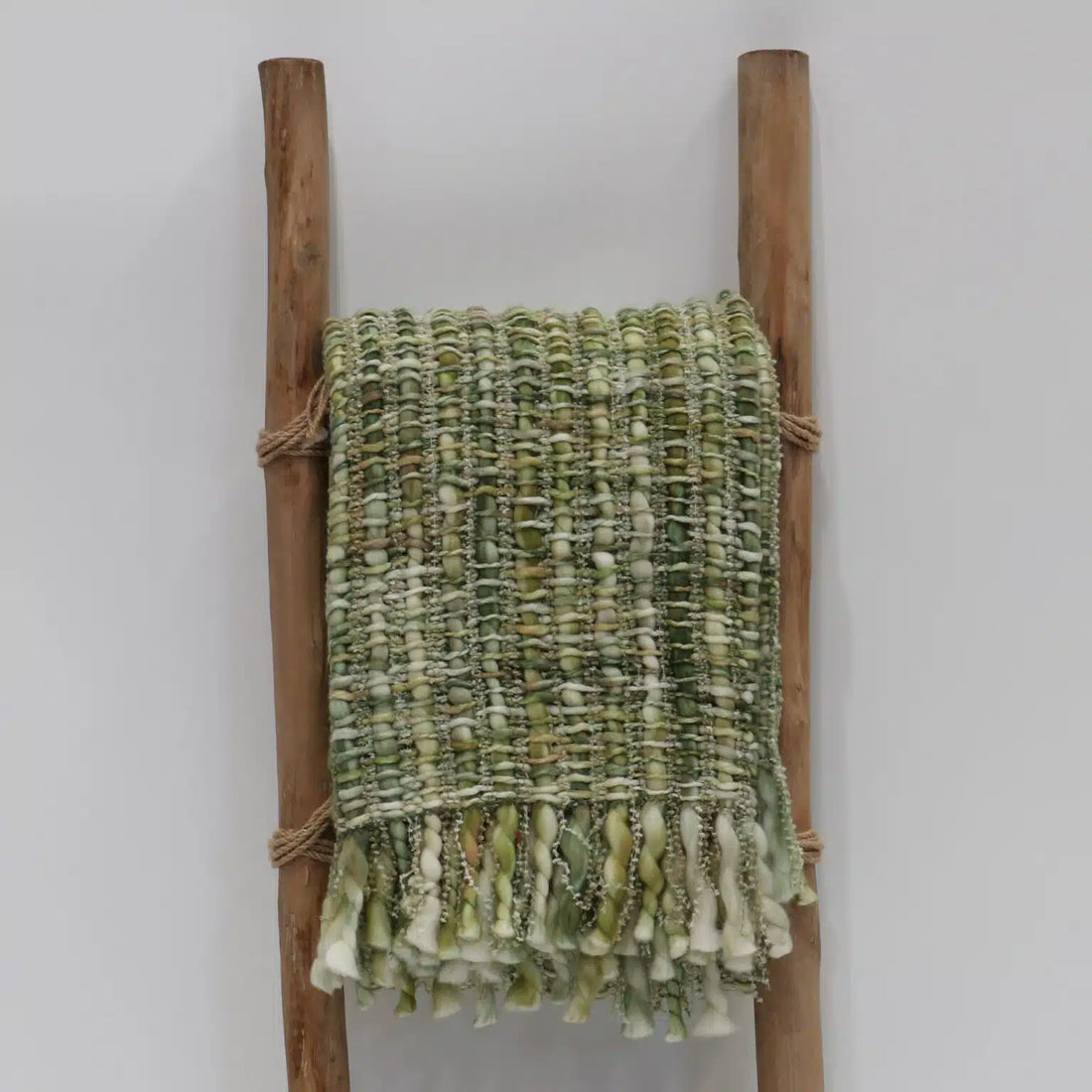Thick/Thin Throw | Textured Acrylic Blanket 130x170cm - Neutral (LeF SI26-06 HG)