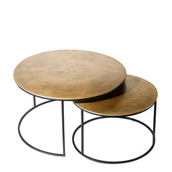 Rio Aluminium & Iron Coffee Table Set (LeM SLF20868)