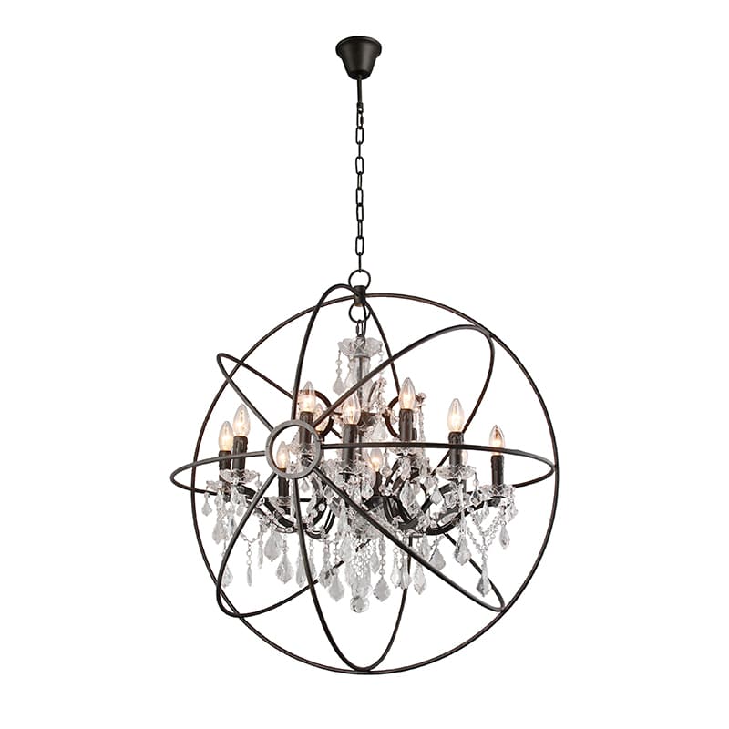 Rococo Globe 80cm Chandelier
