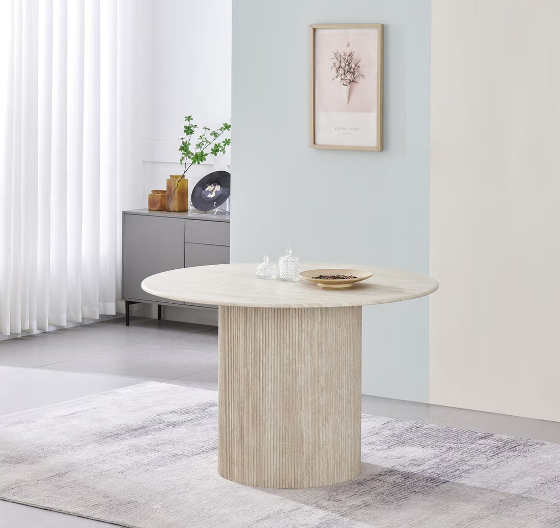 Tuscan Travertine Dining Table