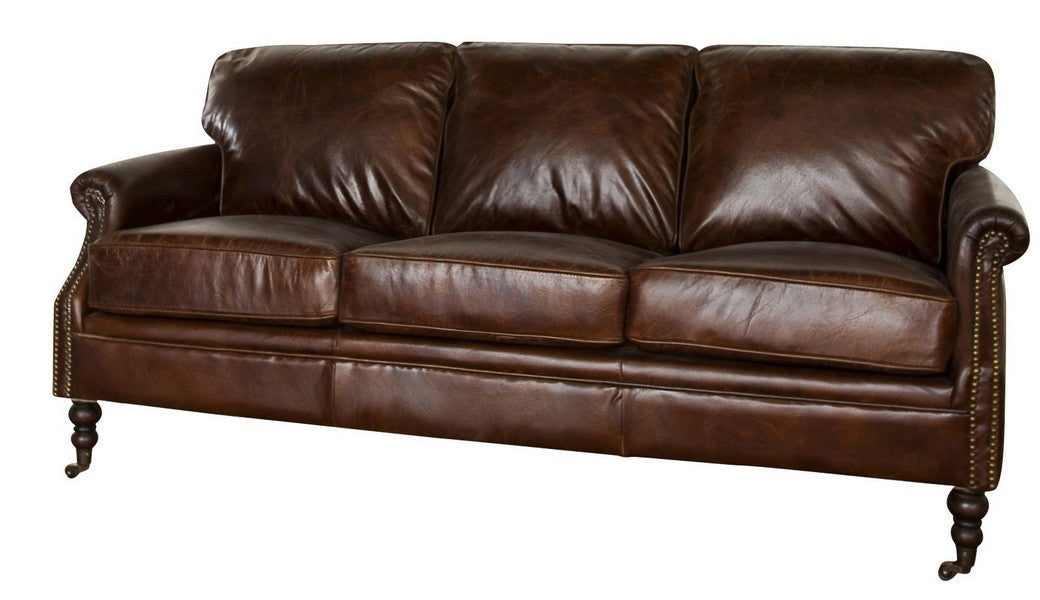 Winchester 3 Seater Vintage Black