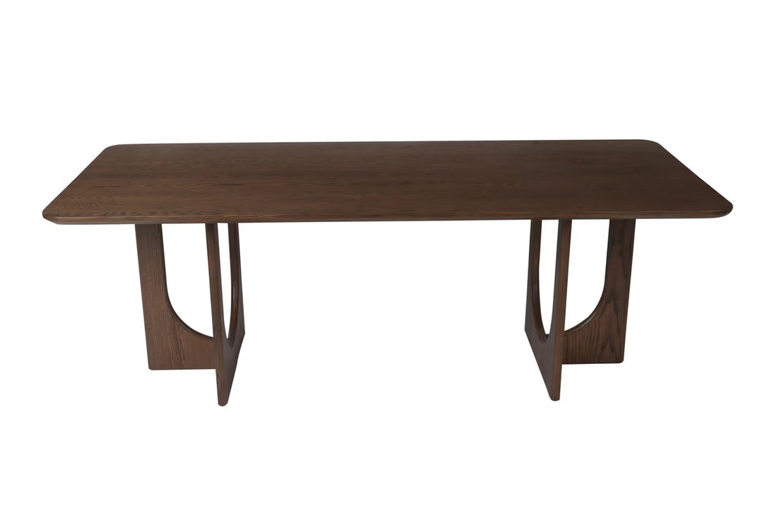 CELLINI DINING TABLE - ASHWOOD SOLID BASE W/ ASHWOOD + VENEER TOP (BR3043)