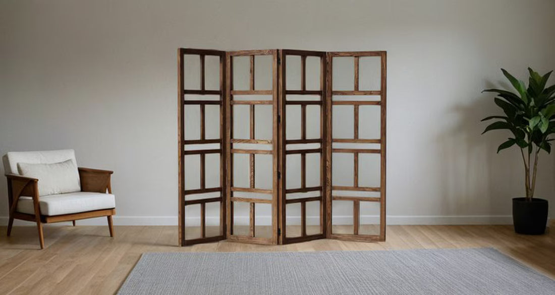 Room Divider Antique Reclaimed Elm - CF8287