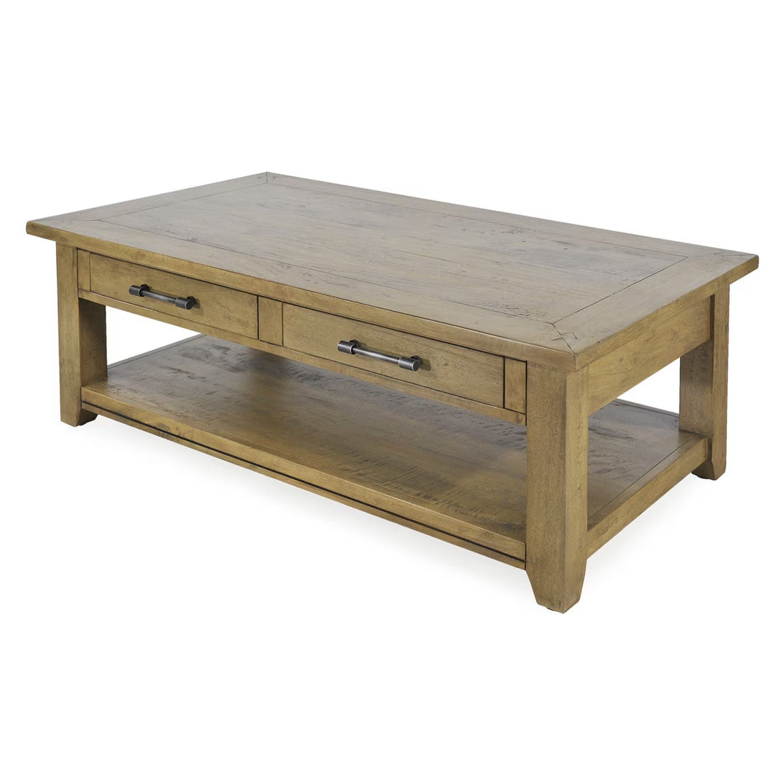 BOSQUET COFEE TABLE W/DRAWERS - MANGO RUSTIC LIGHT (FF9015)