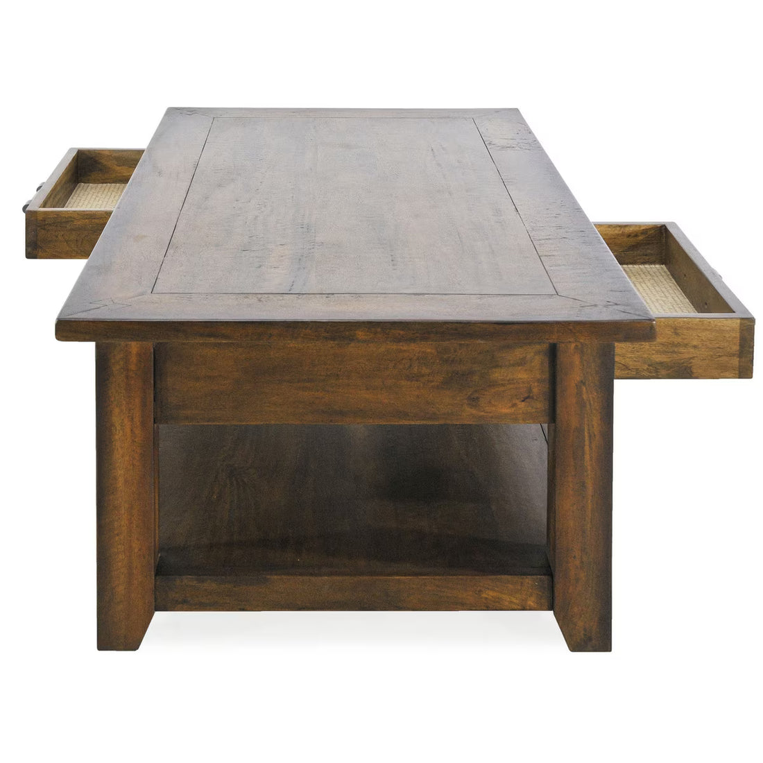 BOSQUET COFEE TABLE W/DRAWERS - MANGO RUSTIC DARK (FF9018)