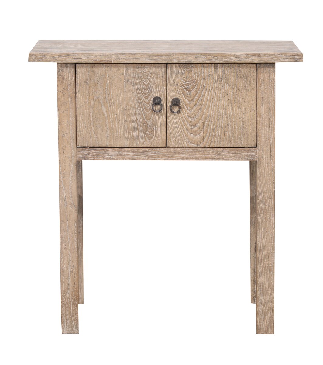 Lotus & Jade Accent Cabinet Reclaimed Elm – Small Storage Cabinet (G09001)