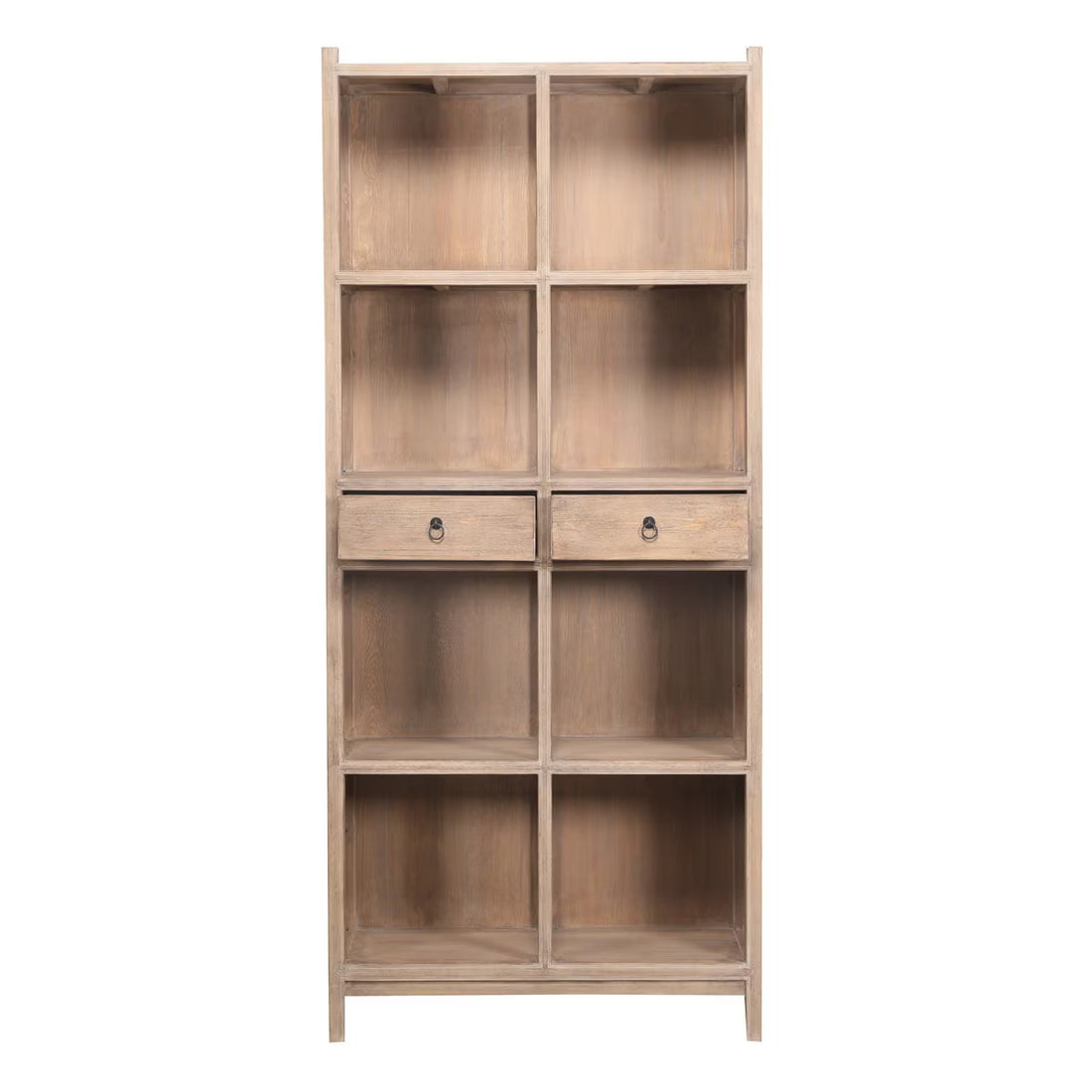 Lotus & Jade Tall Display Cabinet Reclaimed Pine – Storage Cabinet - 2280mm (G09006)
