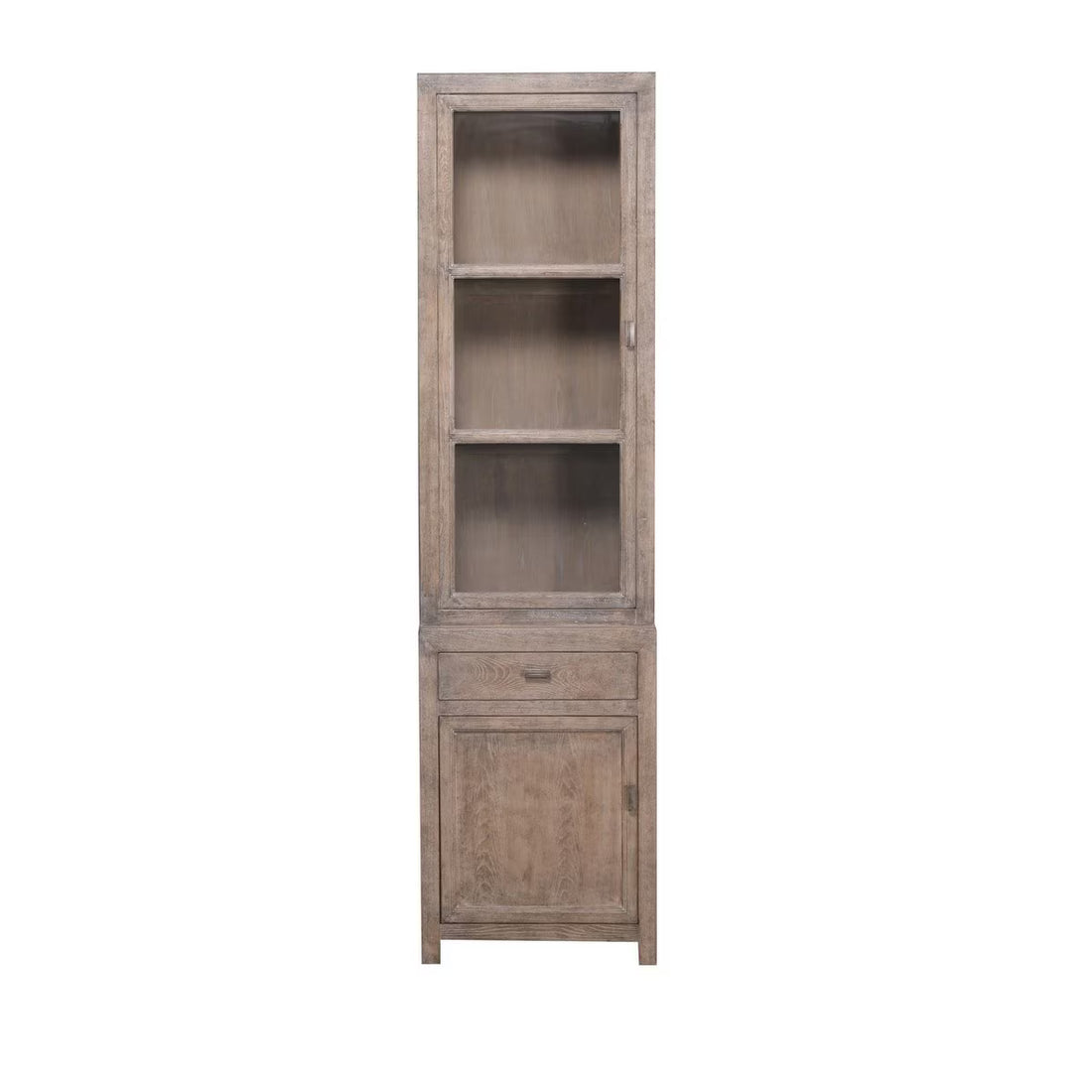 Lotus & Jade Tall Single Dresser Elm – Slim Chest of Drawers 2240mm (G09008)