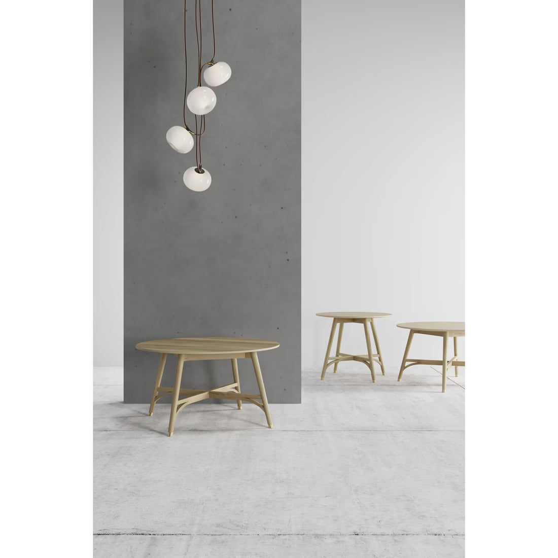 Nordic Oak Coffee Side Table (HS4005)