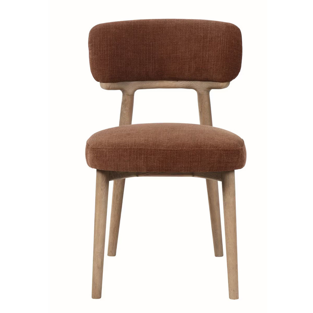 Willow Dining Chair – Autumn Rust Linen | Ash Wood Dining Chair (JP1073)