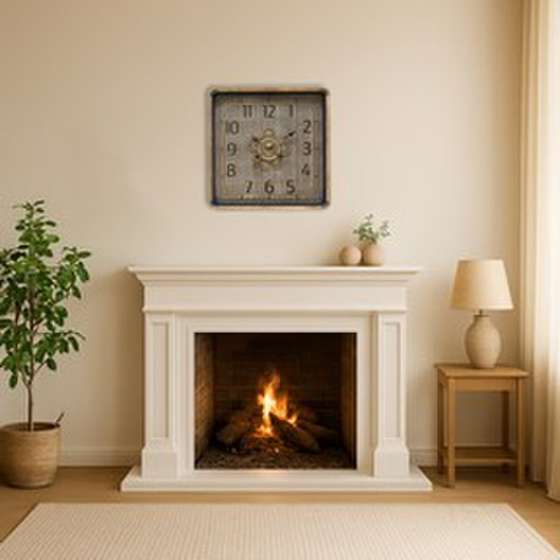 Square Gear Clock (KA8004)