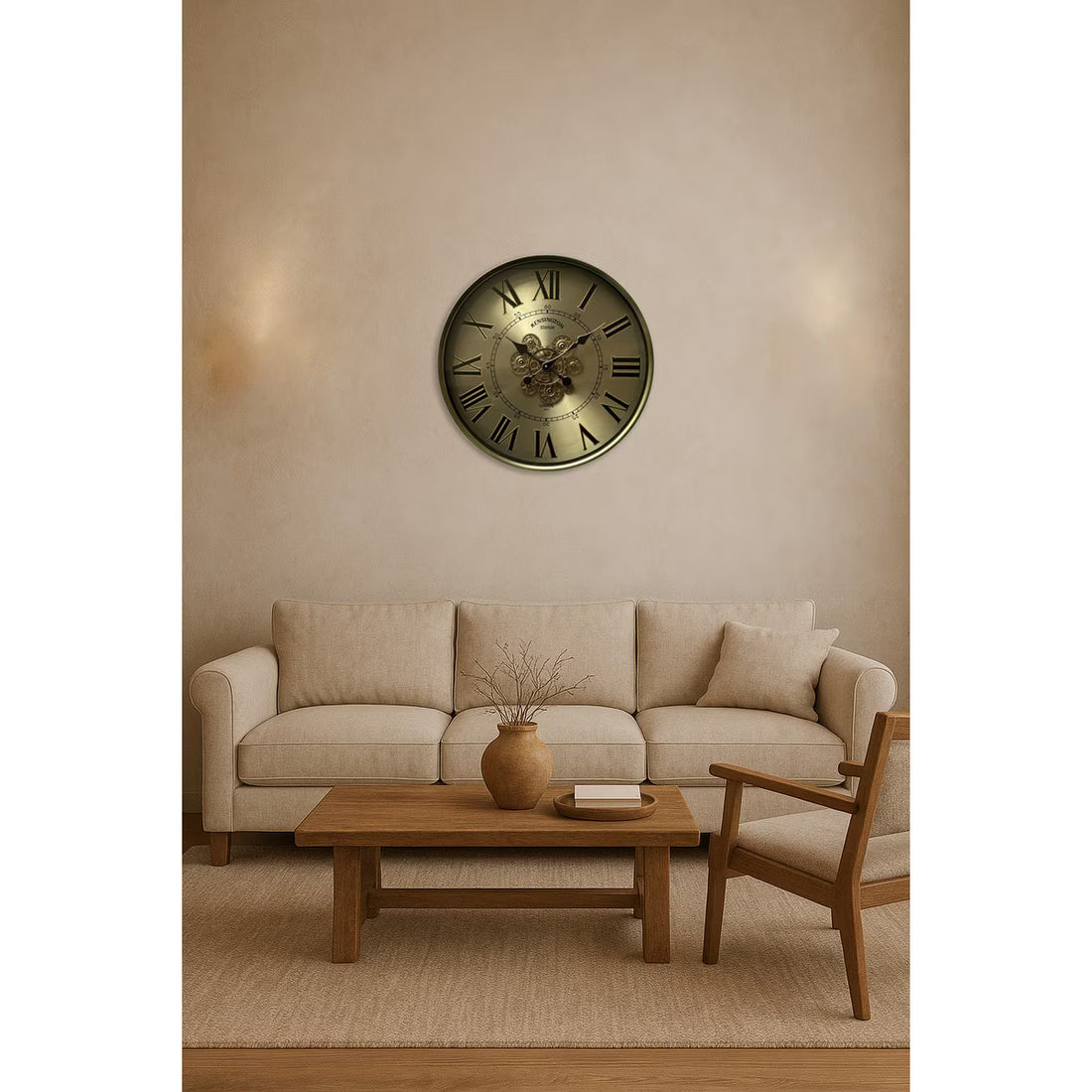Round Gear Clock – Industrial Wall Clock (KA8009) RFA