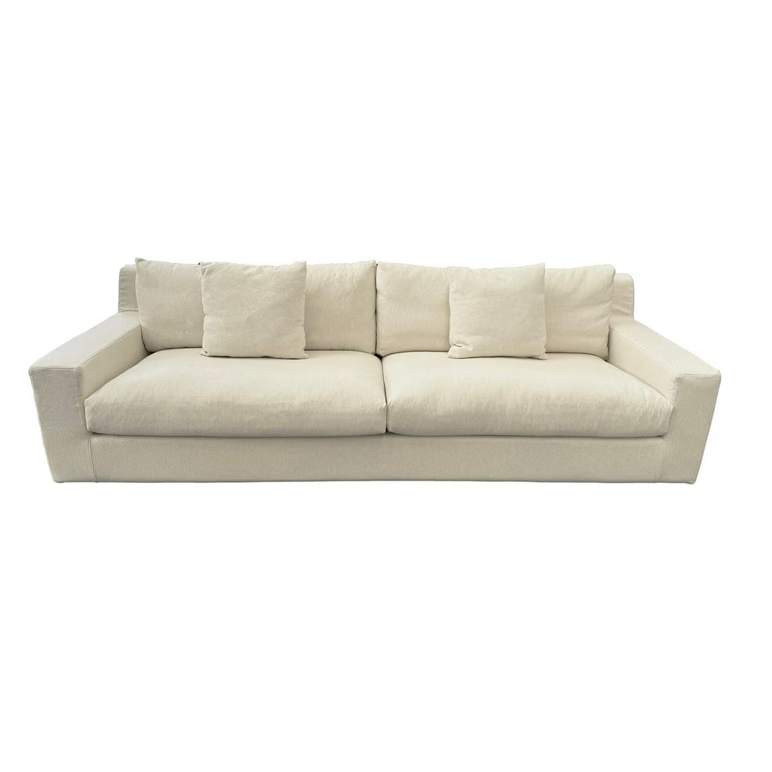 Manhattan 4 Seater Sofa – Oatmeal | Modern Fabric Sofa (KB9098)