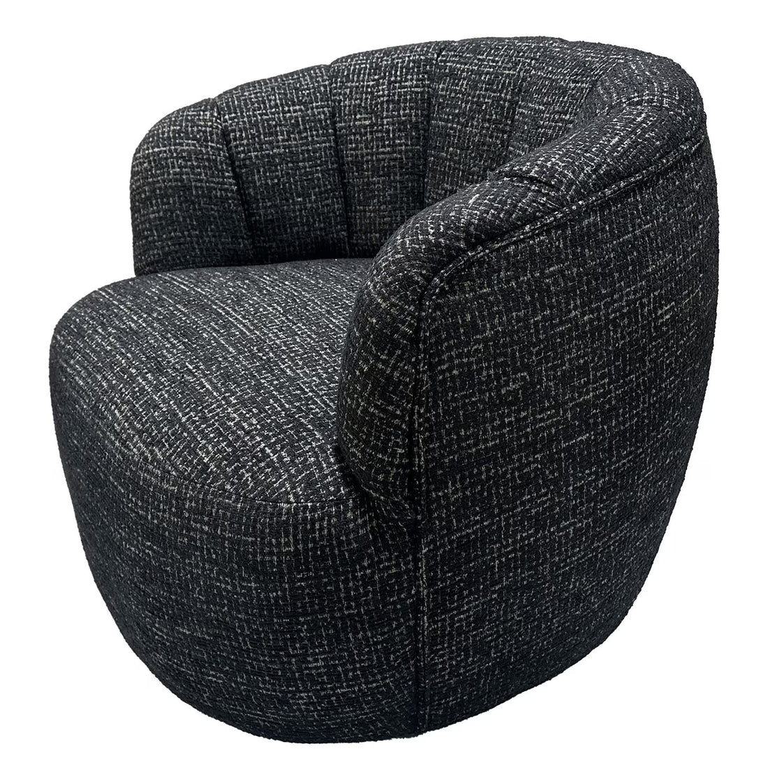 Milly Swivel Accent Chair - Black & Silver (ME9001) - RFA