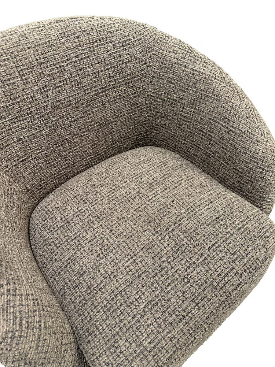 Daisey Swivel Accent Chair - Caramel & Black (ME9014) - RFA