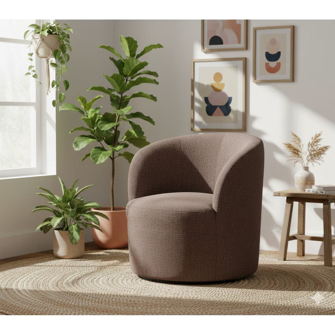 STELLA SWIVEL CHAIR - WHEATFIELD (ME9022)