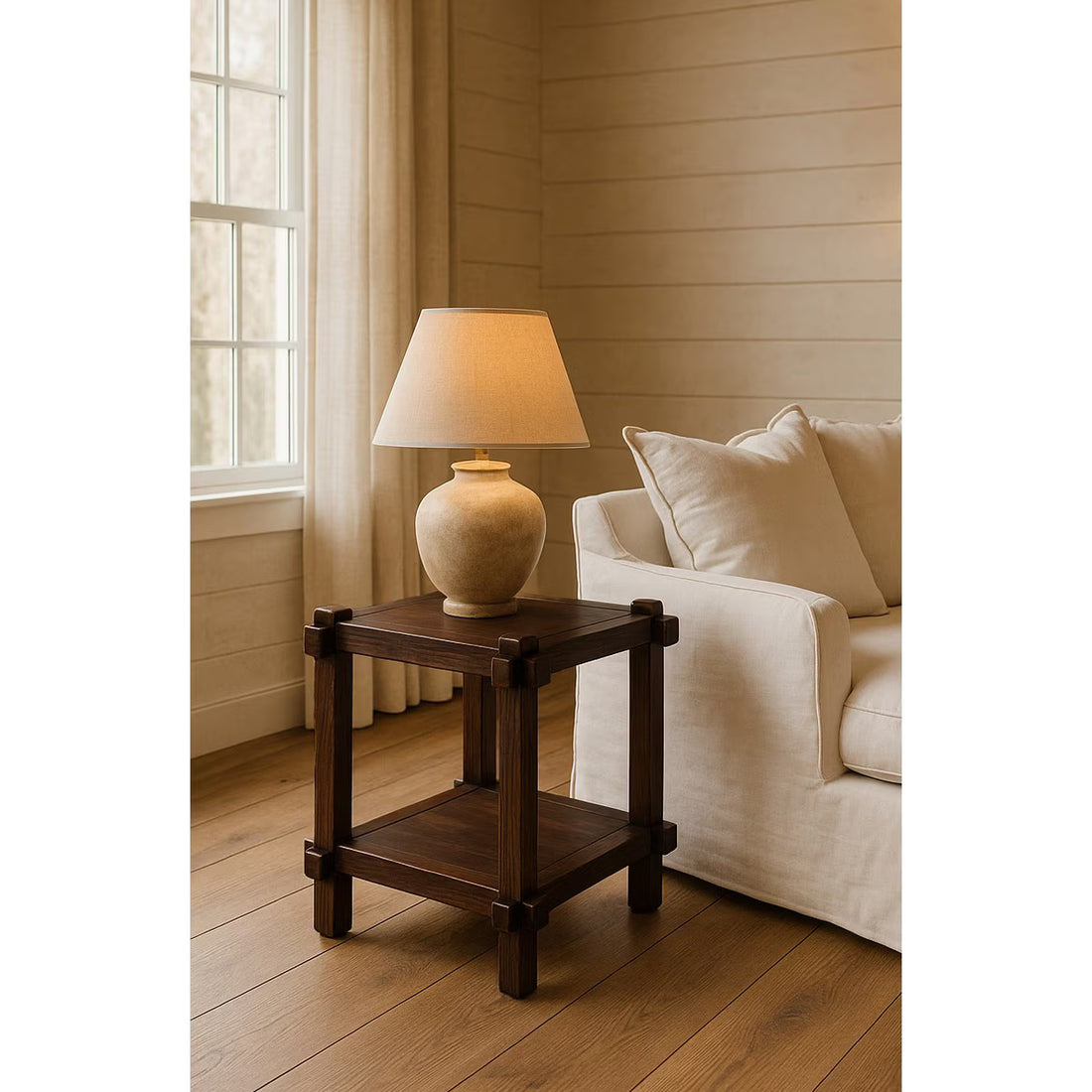 Wentworth Side Table - ANTIQUE WALNUT (RFA-NJ9001)