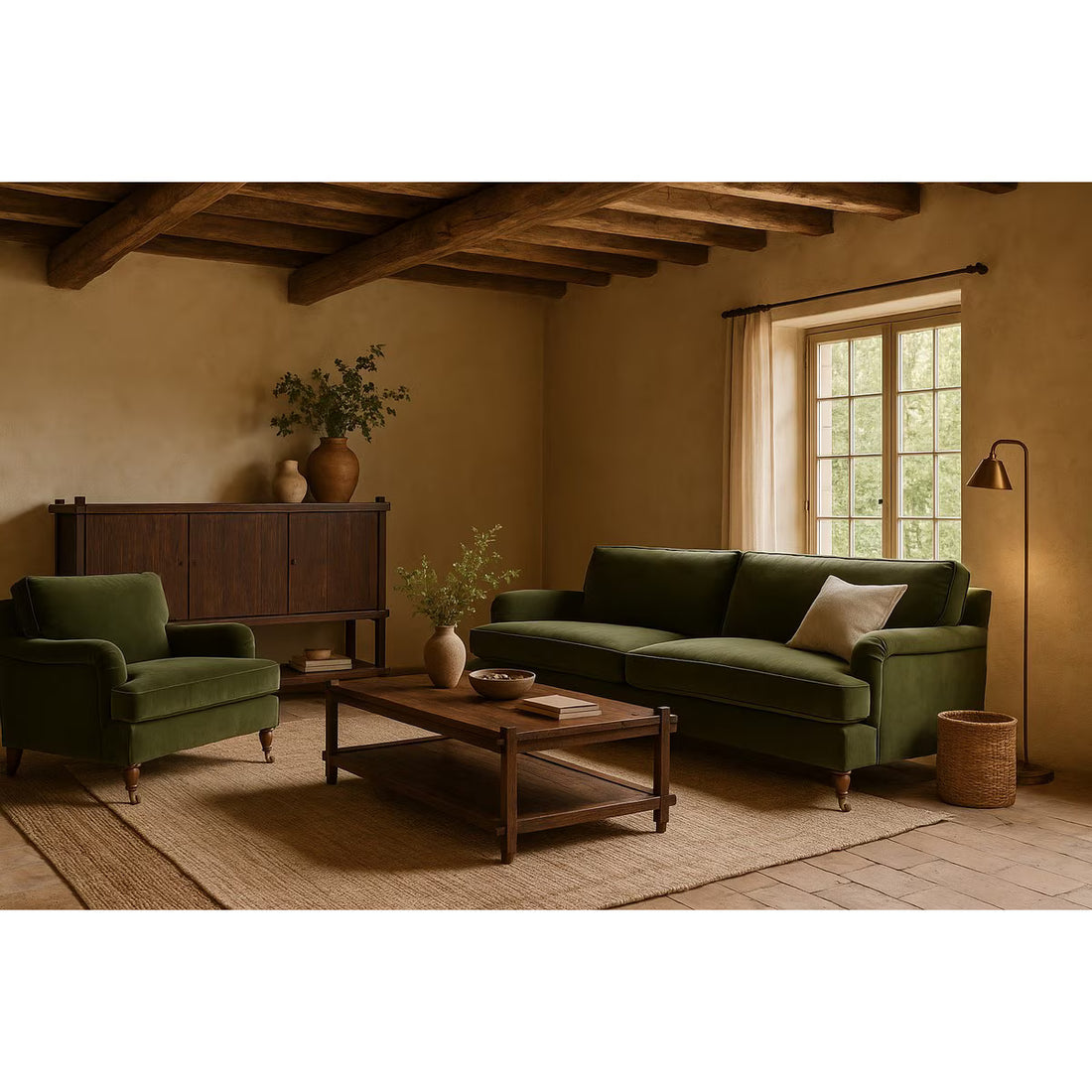 Wentworth Sideboard - ANTIQUE WALNUT (RFA-NJ9005)