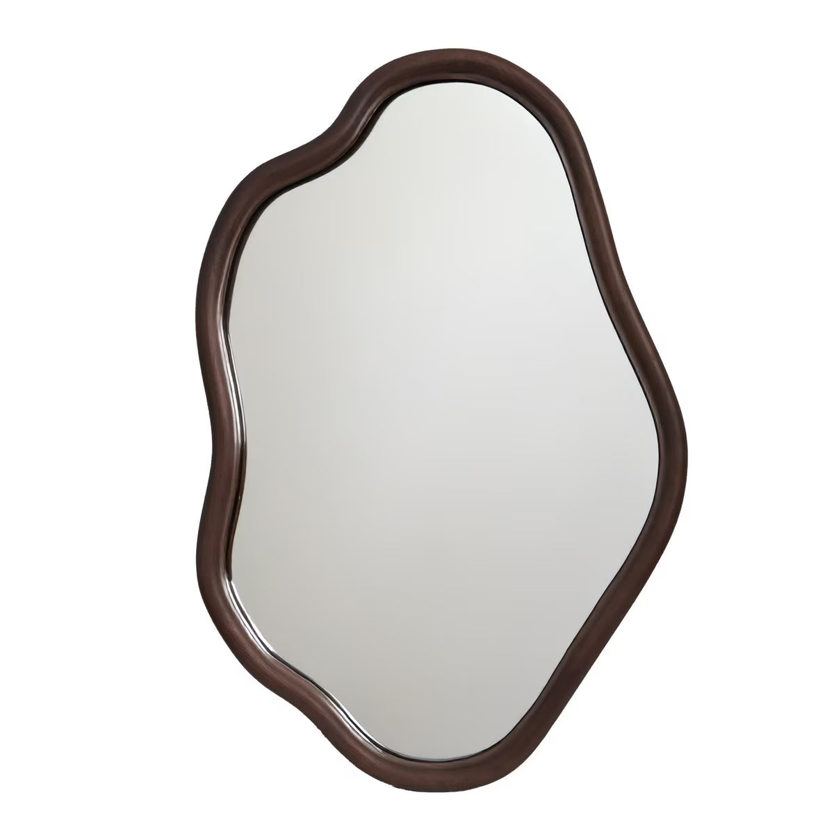 Walnut Abstract Mirror - Warm Natural (TS7012) RFA | SuperPrice Furniture