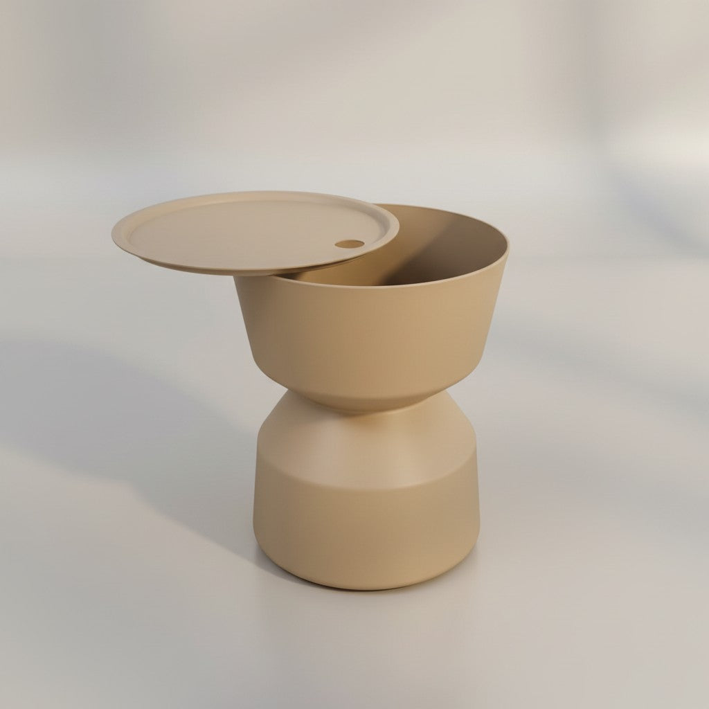 Outdoor Ice Bucket Side Table - Sand (UR6013)