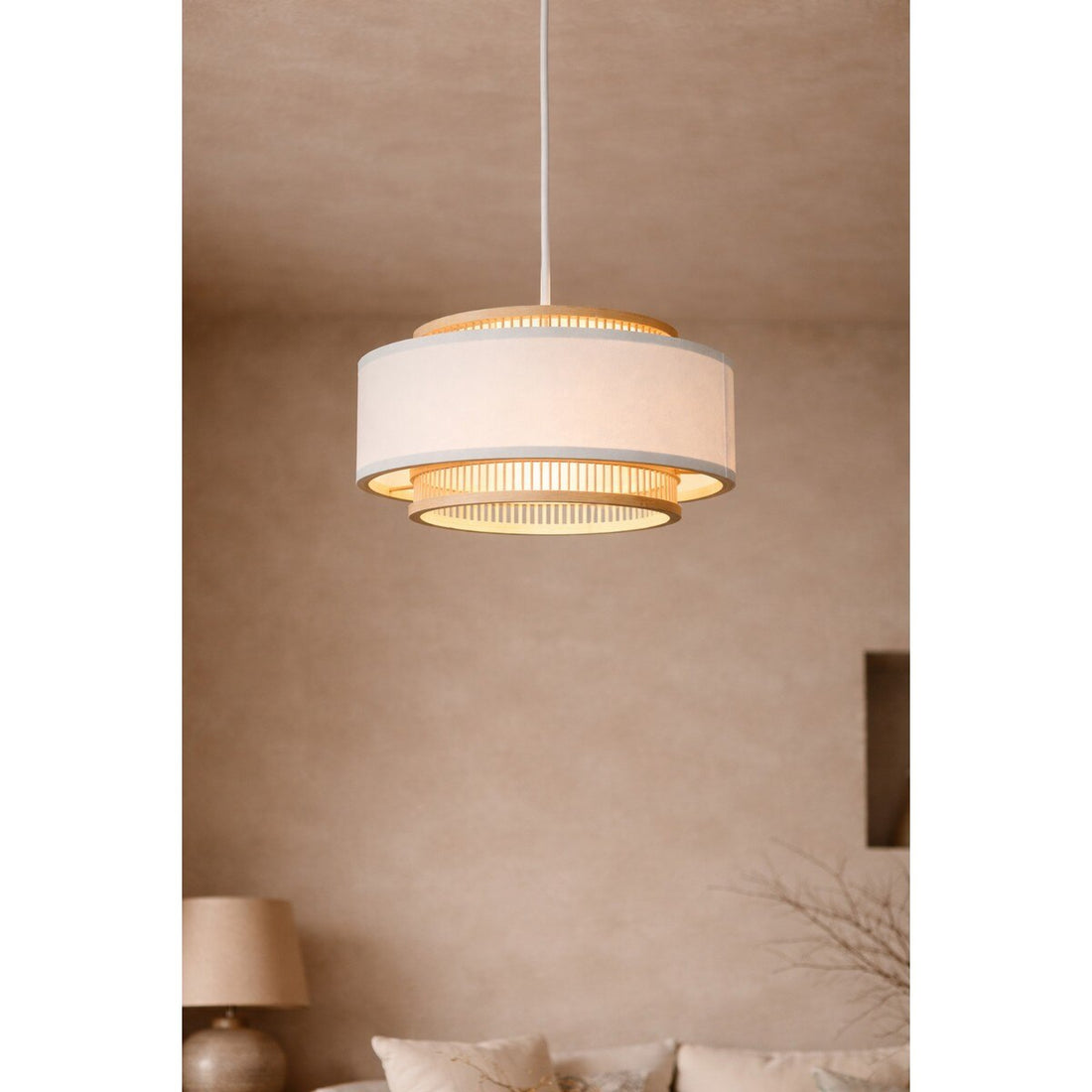 Bamboo Pendant Light  - Natural (RFA-YL2022)