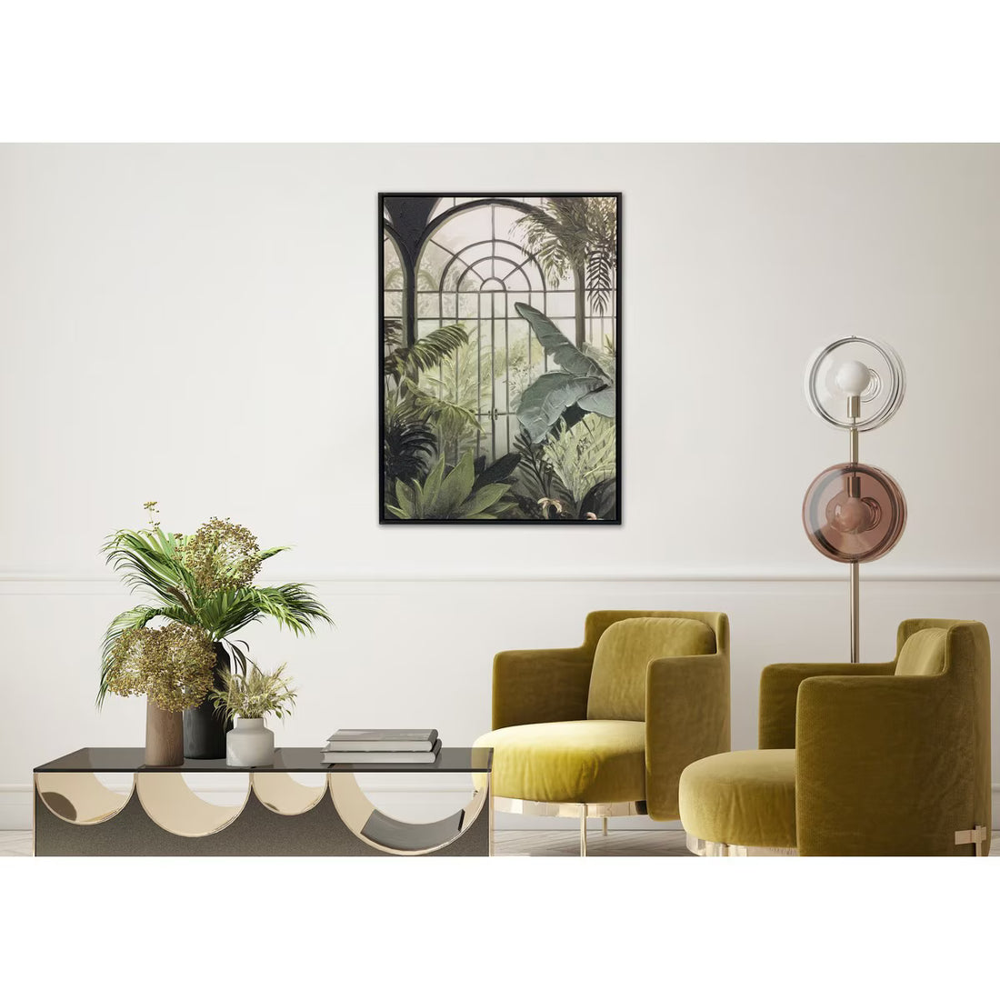 Framed Hand Painted Canvas Wall Art (YR9032-RFA)