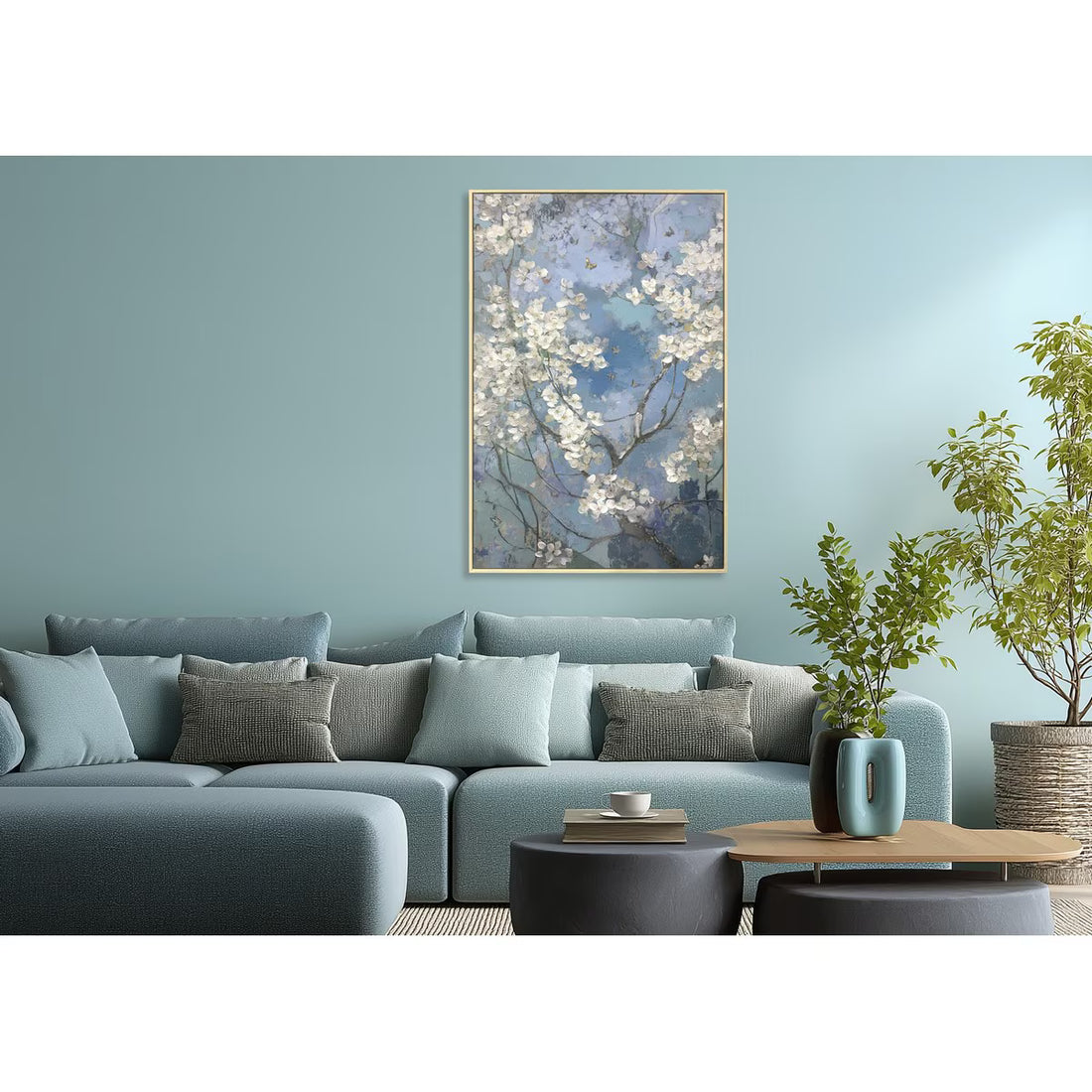 Framed Hand Painted Canvas Wall Art (YR9034-RFA)