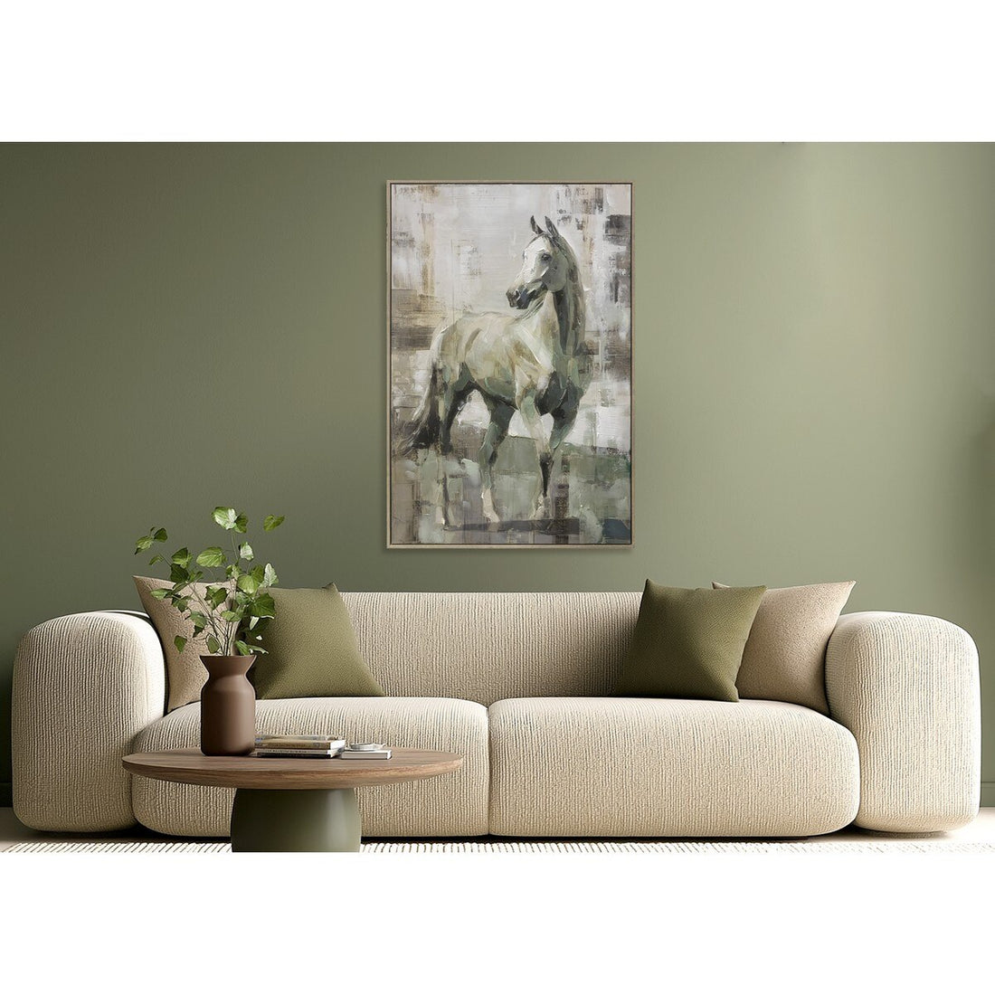 Framed Hand Painted Canvas Wall Art (YR9038-RFA)