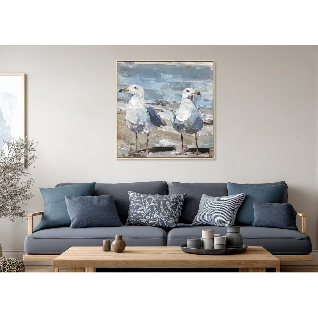 Framed Hand Painted Canvas Wall Art (YR9043-RFA)