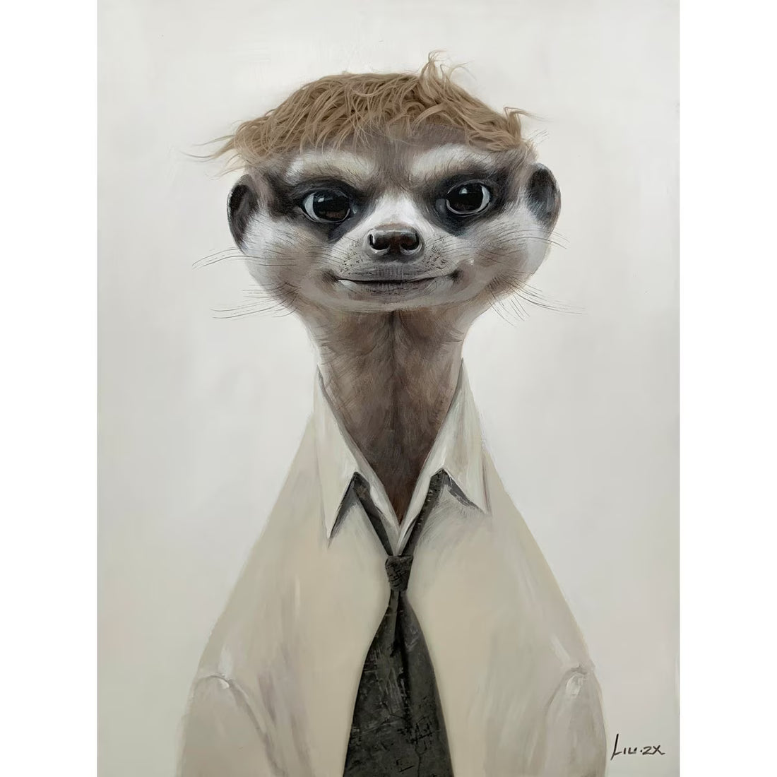 Bad Hair Day - Meerkat Canvas (ZL6007-RFA)