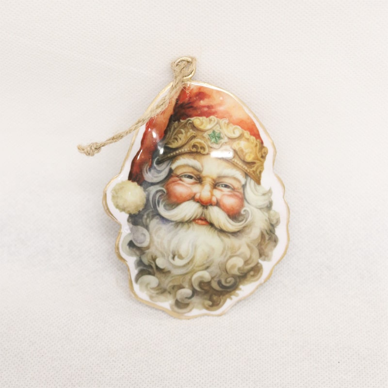 Vintage Santa Face Hanger