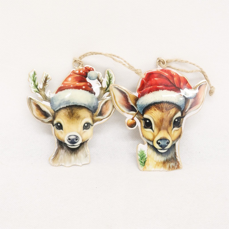 Vintage Bambi Head Hangers 2 asstd