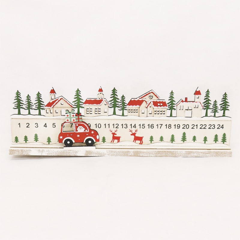 Whimsical Advent Car 43cm