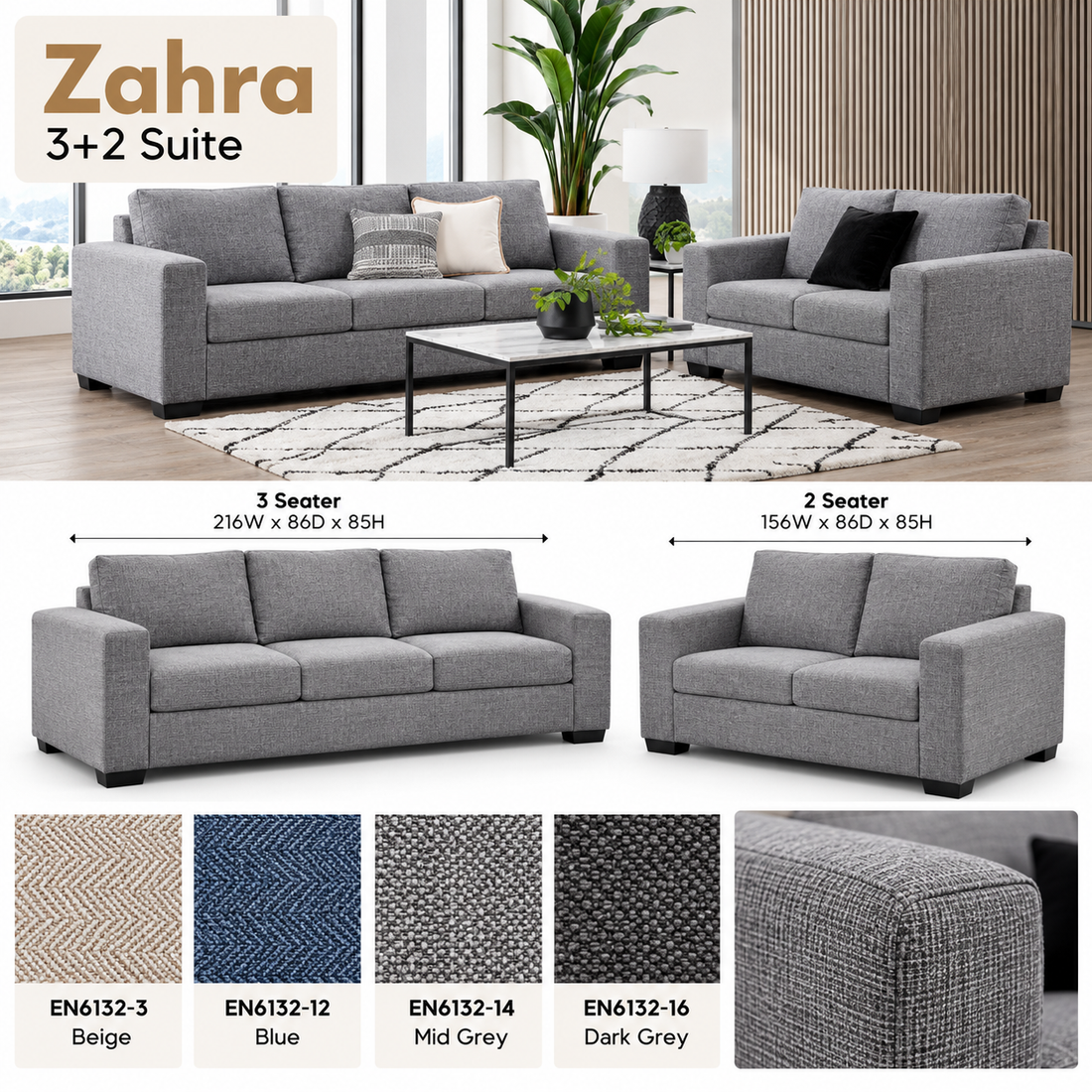 Zahra 2 Seater Only