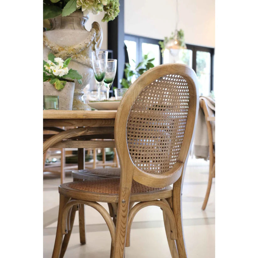 Clichy Elm Balloon Back Dining Chair (VC2687) CC