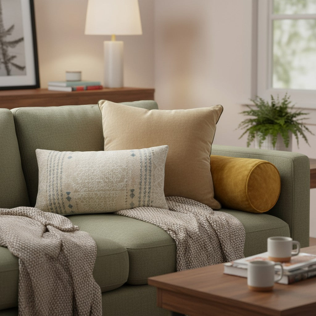 CLYDE GOLD VELVET CUSHION WITH FEATHER INNER 50 X 50 (AF2062)