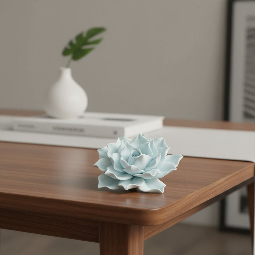 Porcelain Flower 3 Ice Blue (PMC25378L-IB) LeF