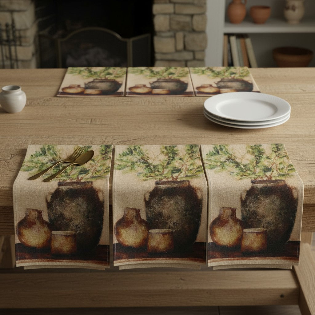 TUSCAN 100% LINEN TEA TOWEL (AF4001)